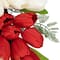 24" Red, White & Blue Patriotic Tulip Wreath with Bow